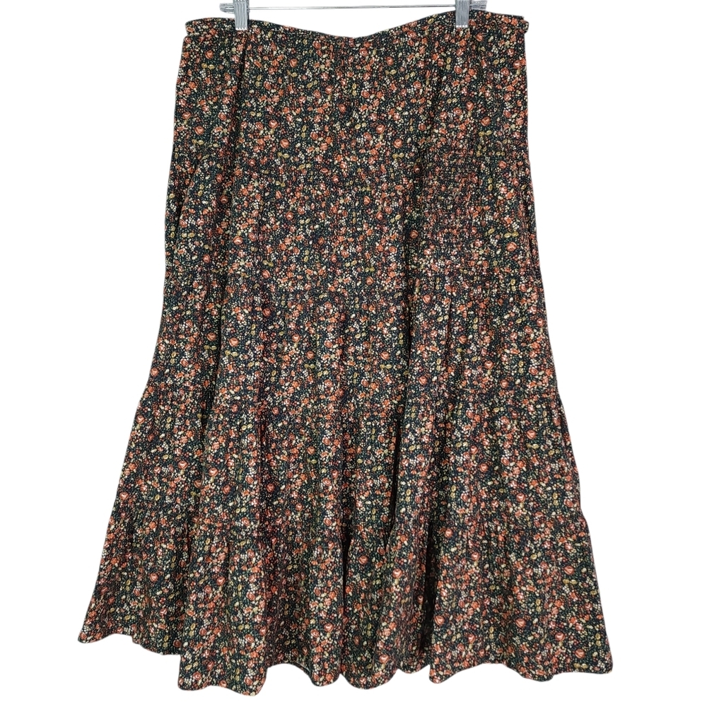DOEN  Petit Jardin Floral Print Skirt